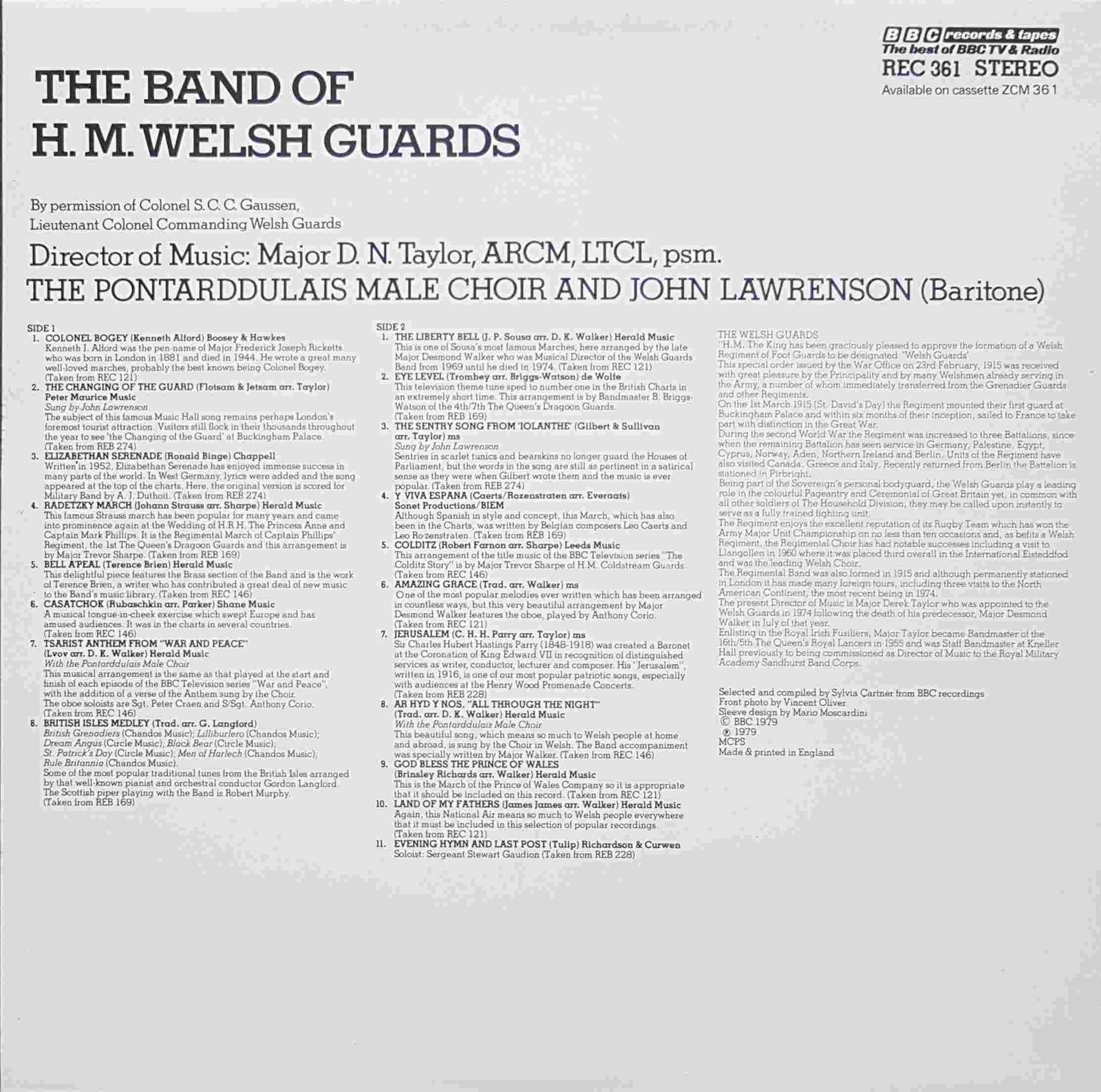 Back cover of REC 361